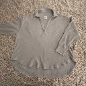 Aerie waffle sweater size XL